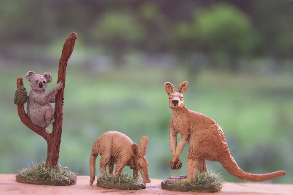 Animal Companions3: aardvark, kangaroo, koala.